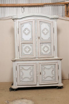 18th C. French Beautifully Designed Buffet à Deux-Corps, 8.5 ft Tall