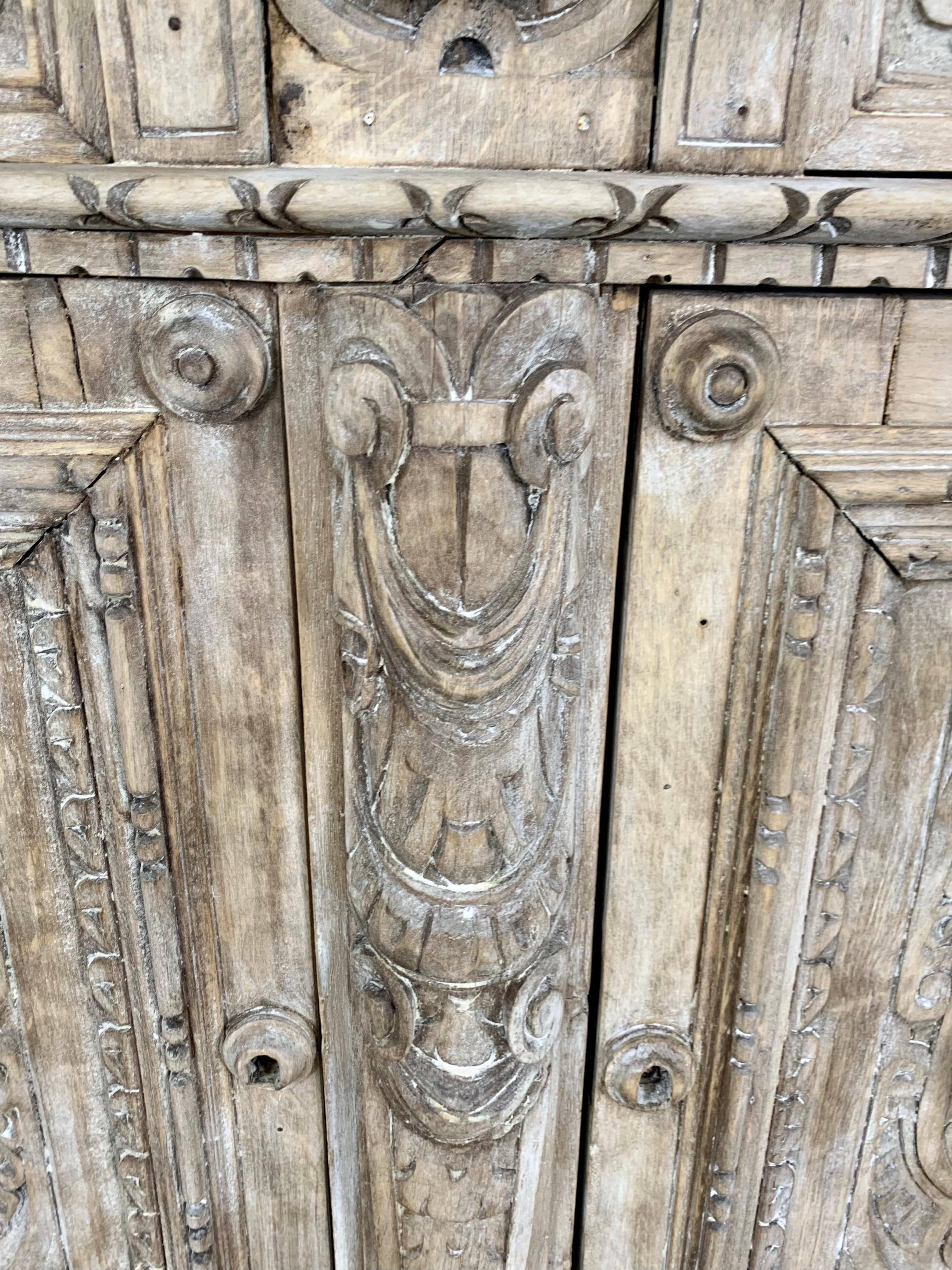 Mid-18th Century 18th C. French Bleached Walnut Buffet