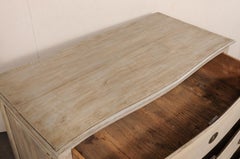 18th C French Commode w/ Vitruvian Wave Trim Along Skirt