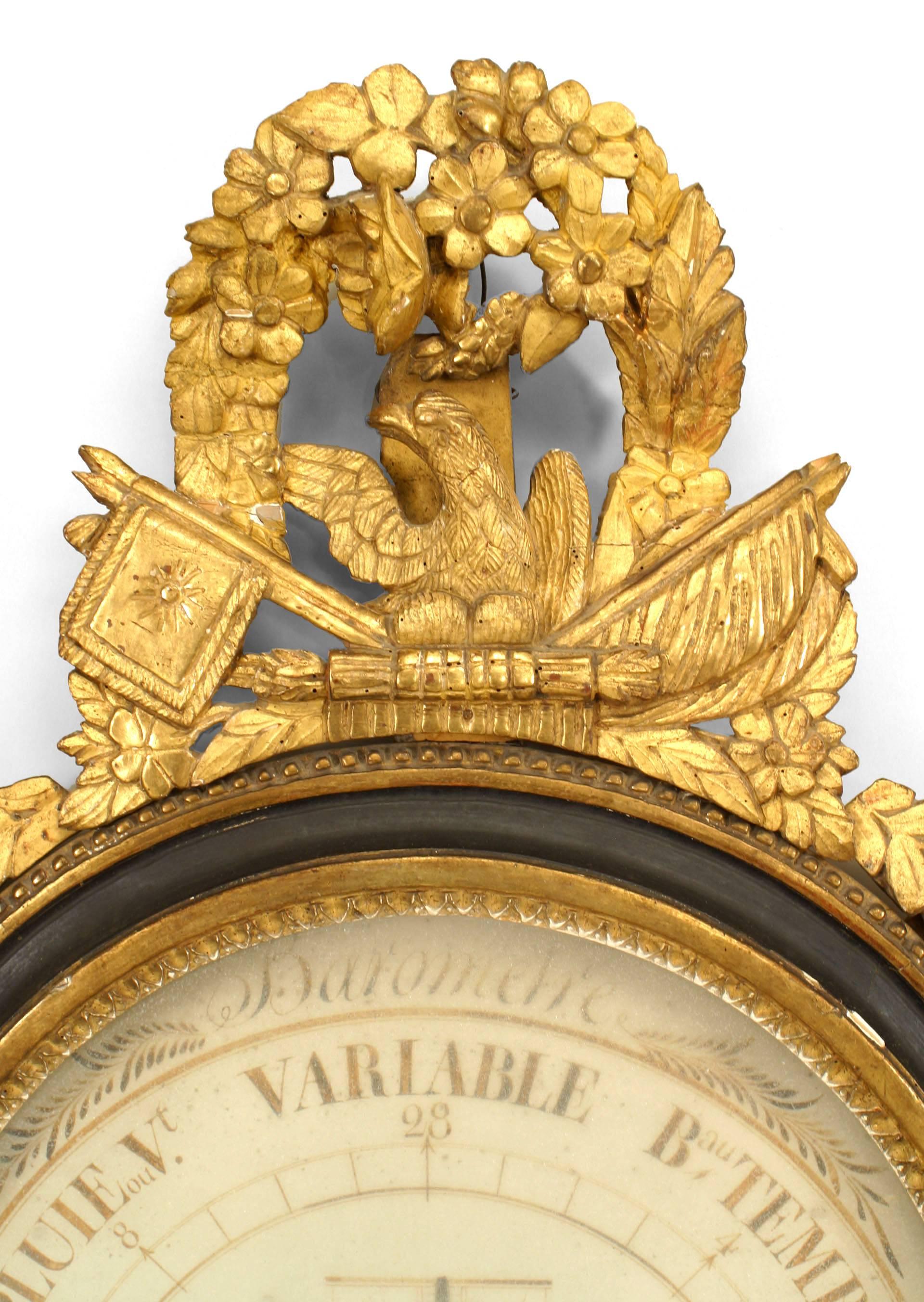 Français Baromètre français de style Louis XVI en vente