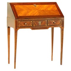 18th C. French Louis XVI Secretaire with Marquetry