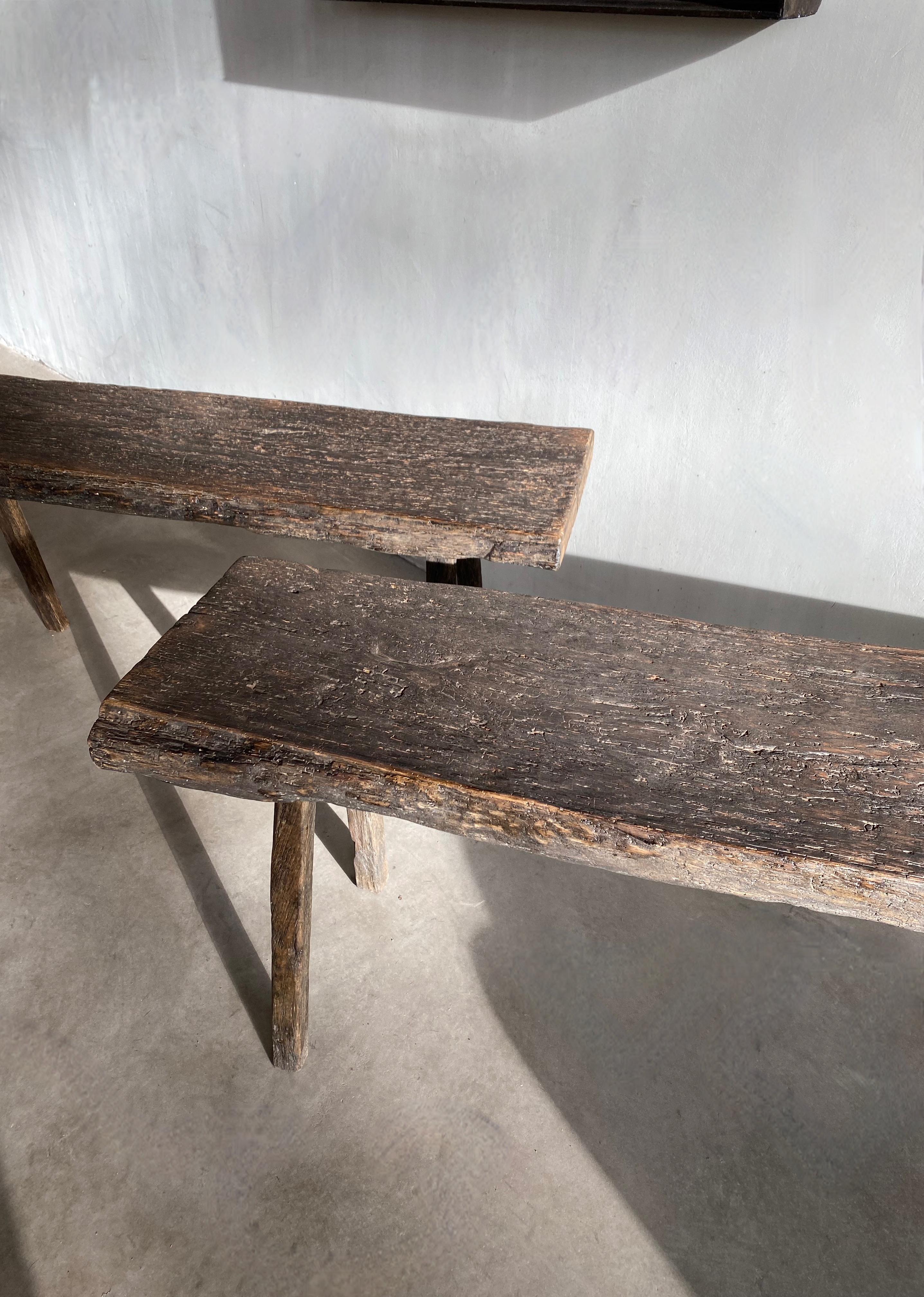 Country 18th C French Oak Bench For Sale
