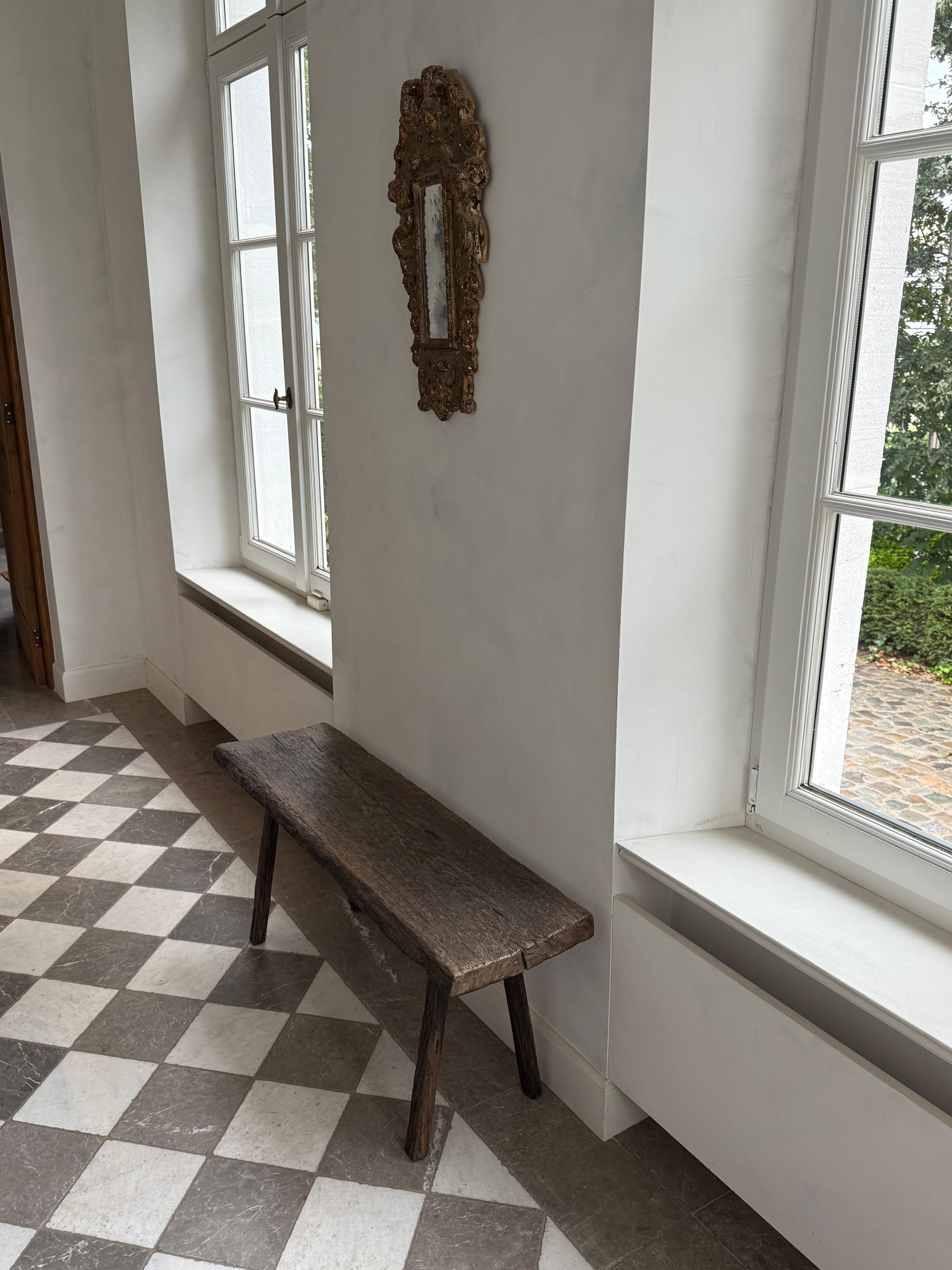 18th C French Oak Bench For Sale 4