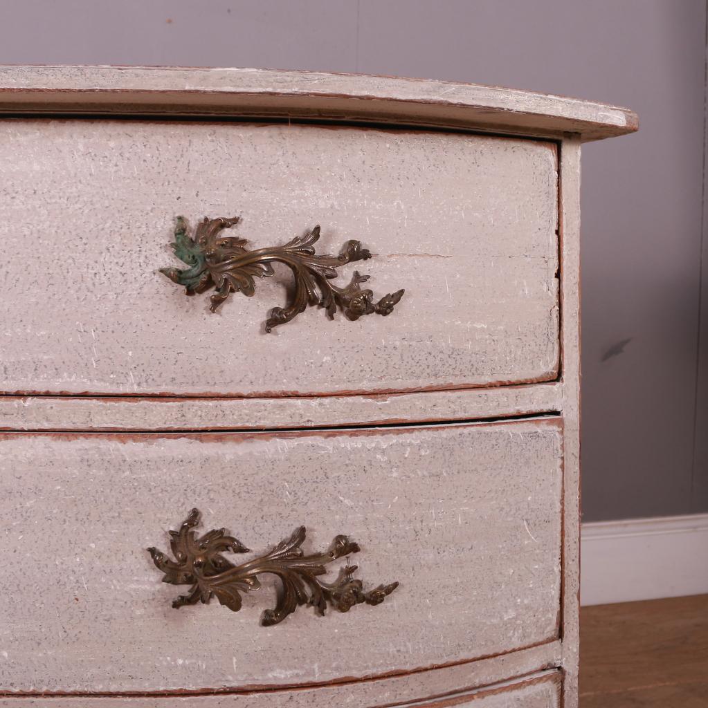 Oak 18th C French Serpentine Commode
