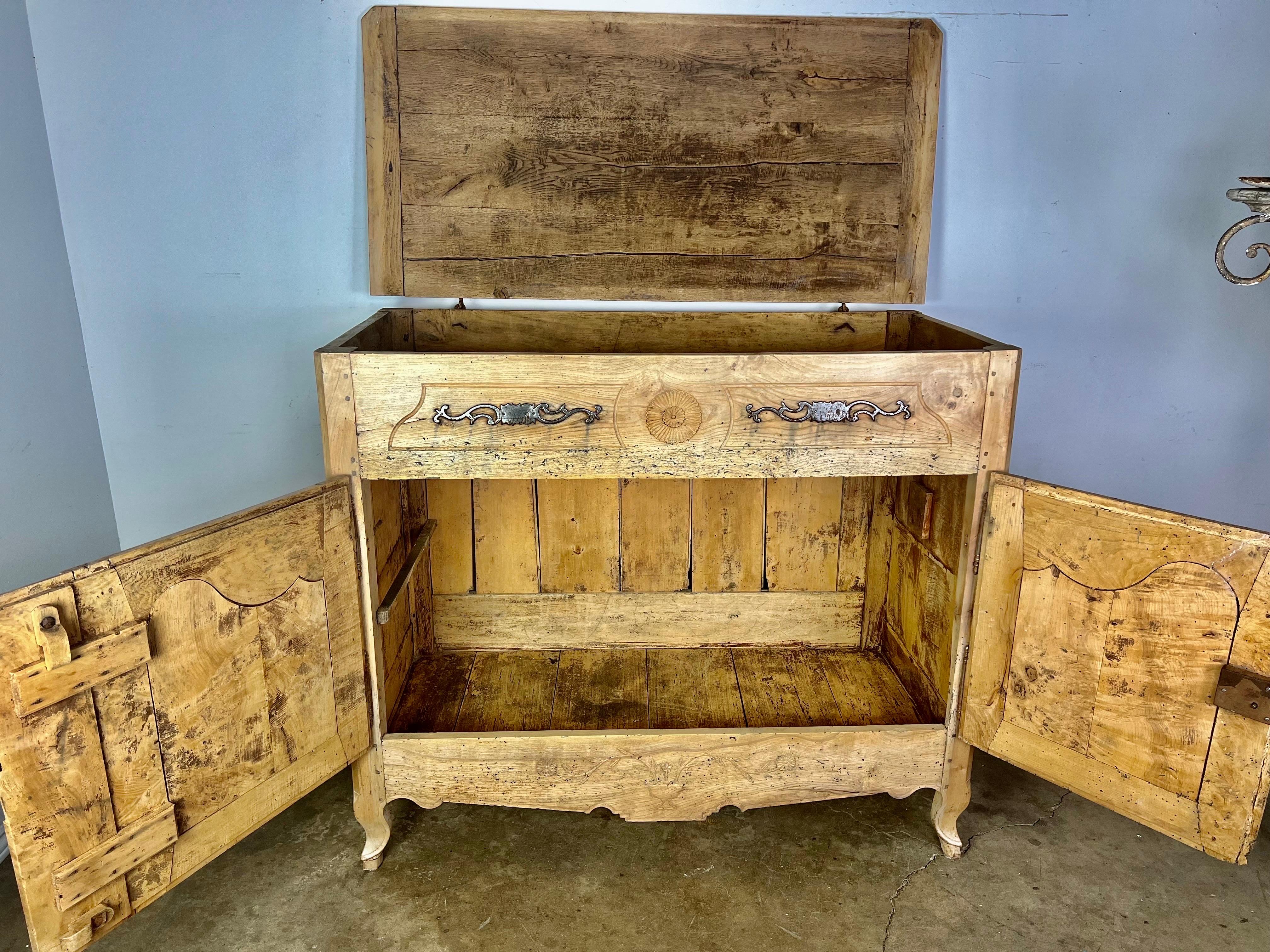 18th C. French Walnut Buffet For Sale 7