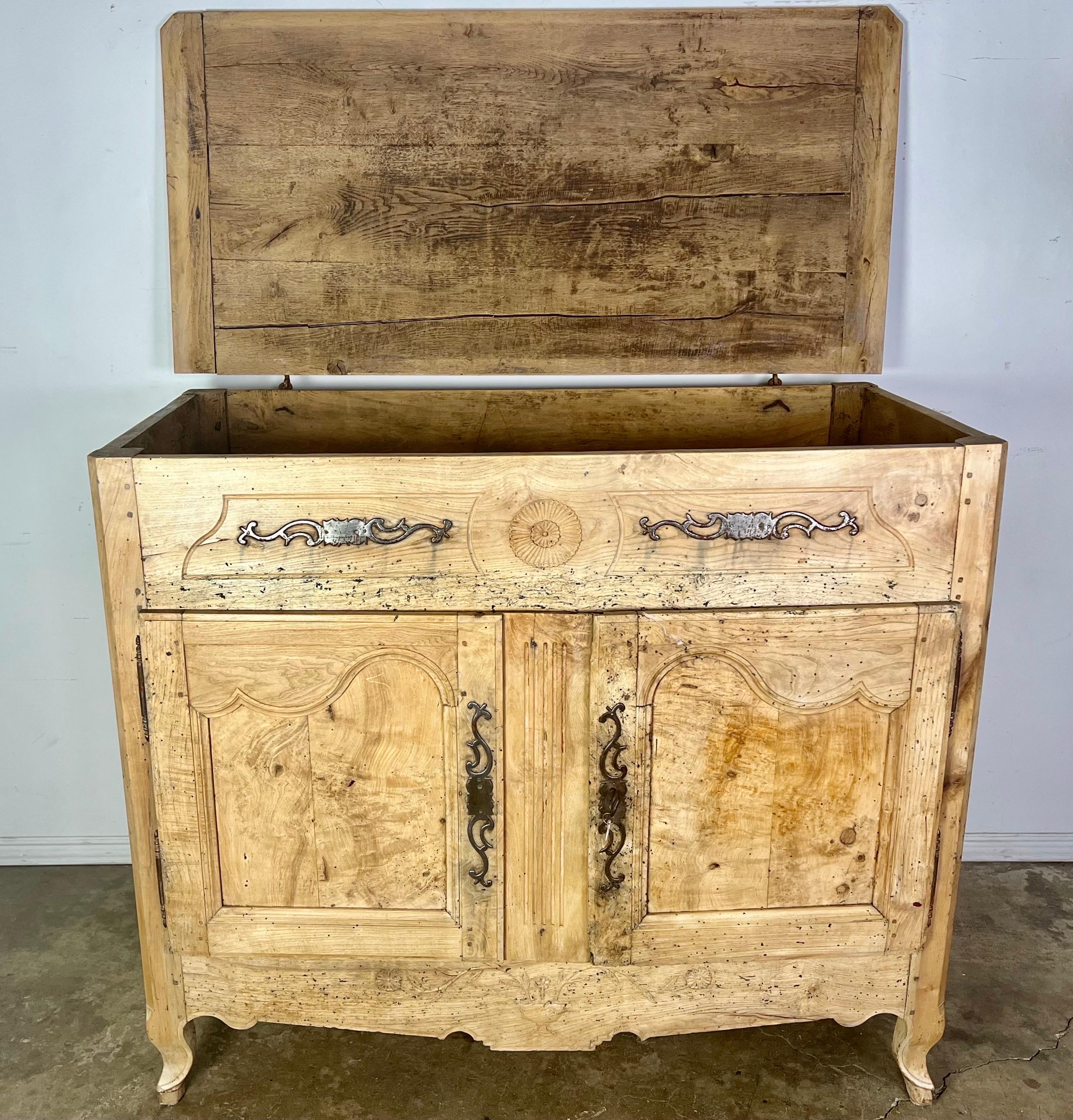 18th C. French Walnut Buffet For Sale 11