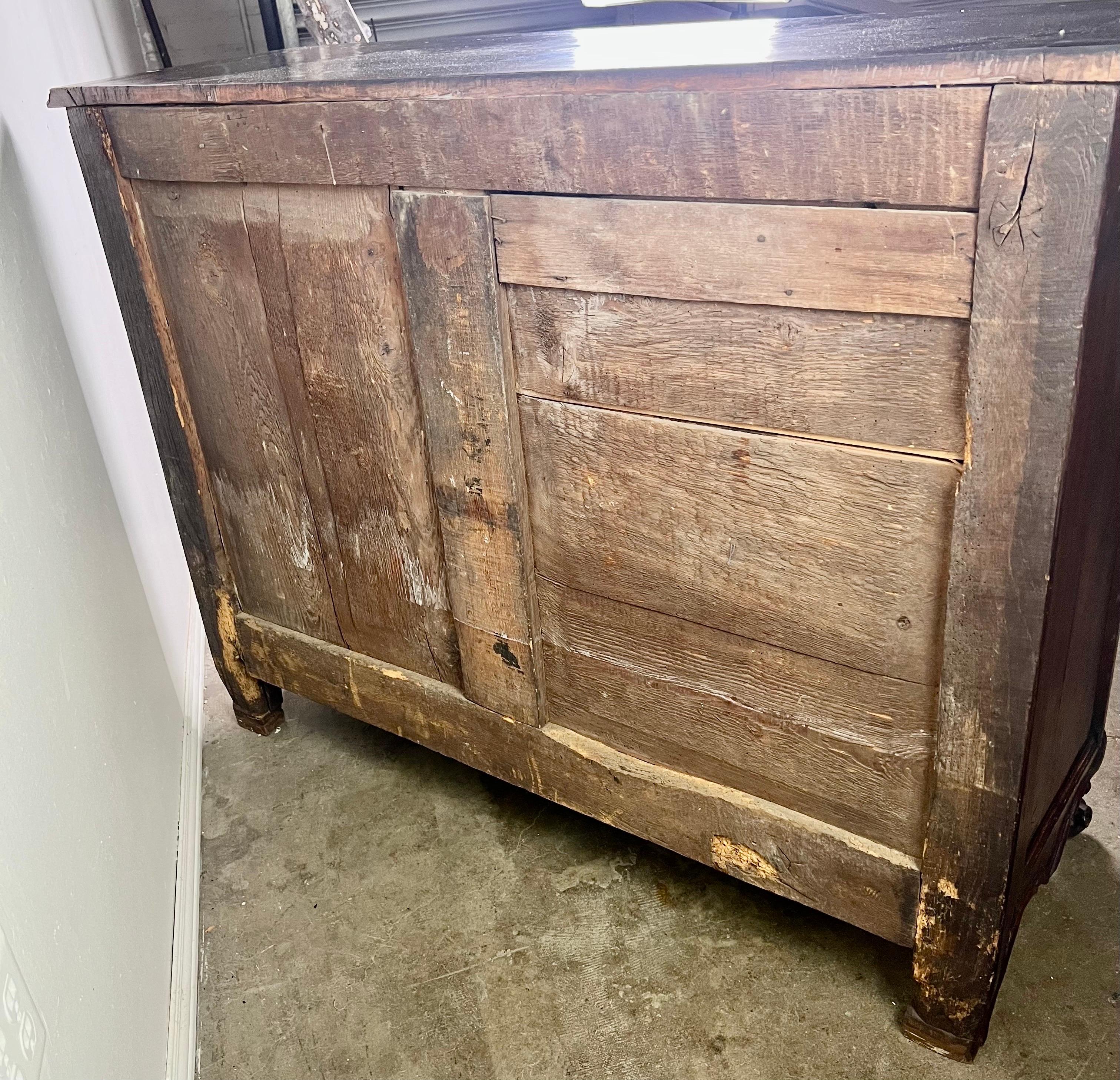 18th C. French Walnut Buffet For Sale 10