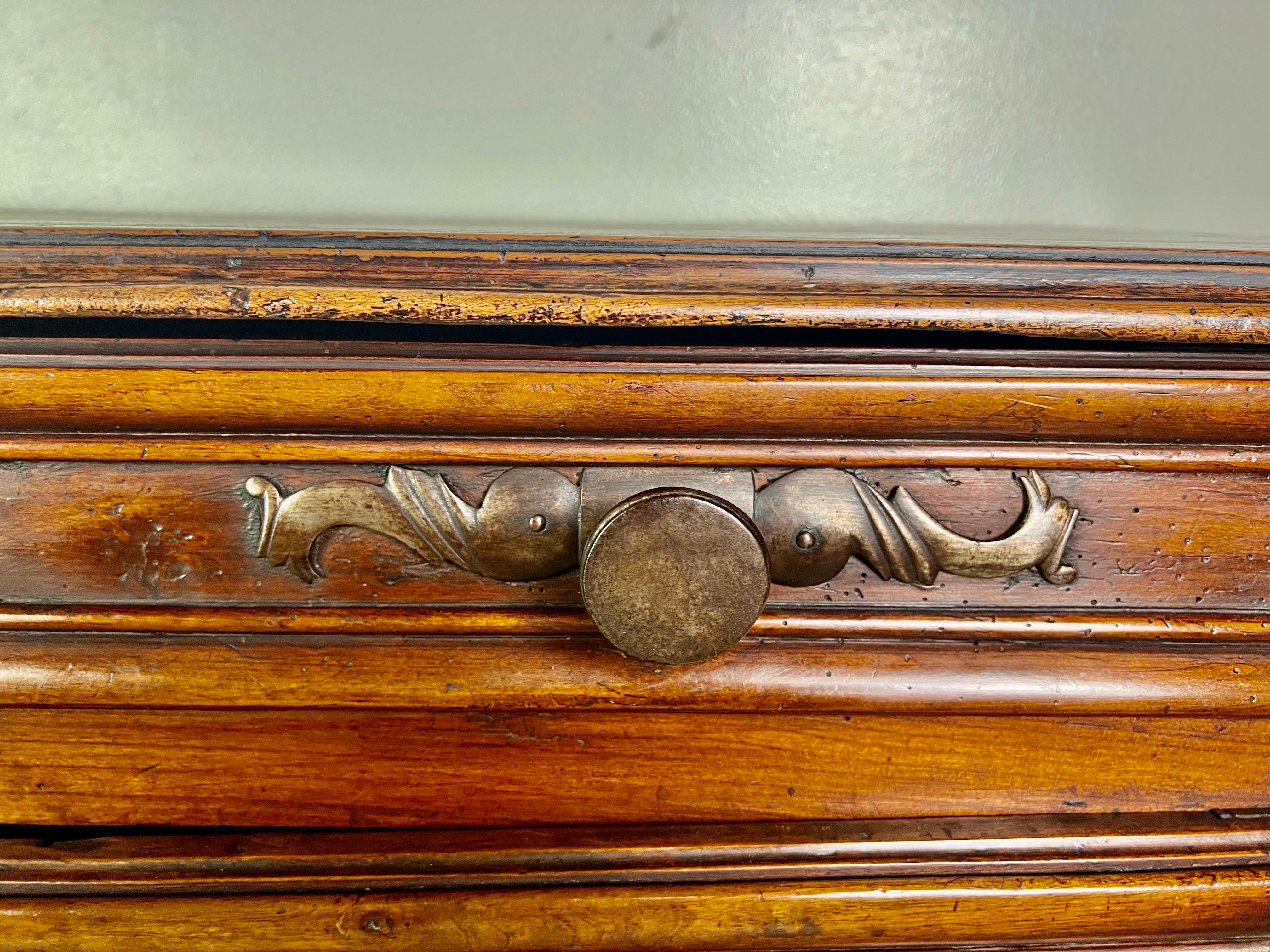 18th C. French Walnut Buffet For Sale 1