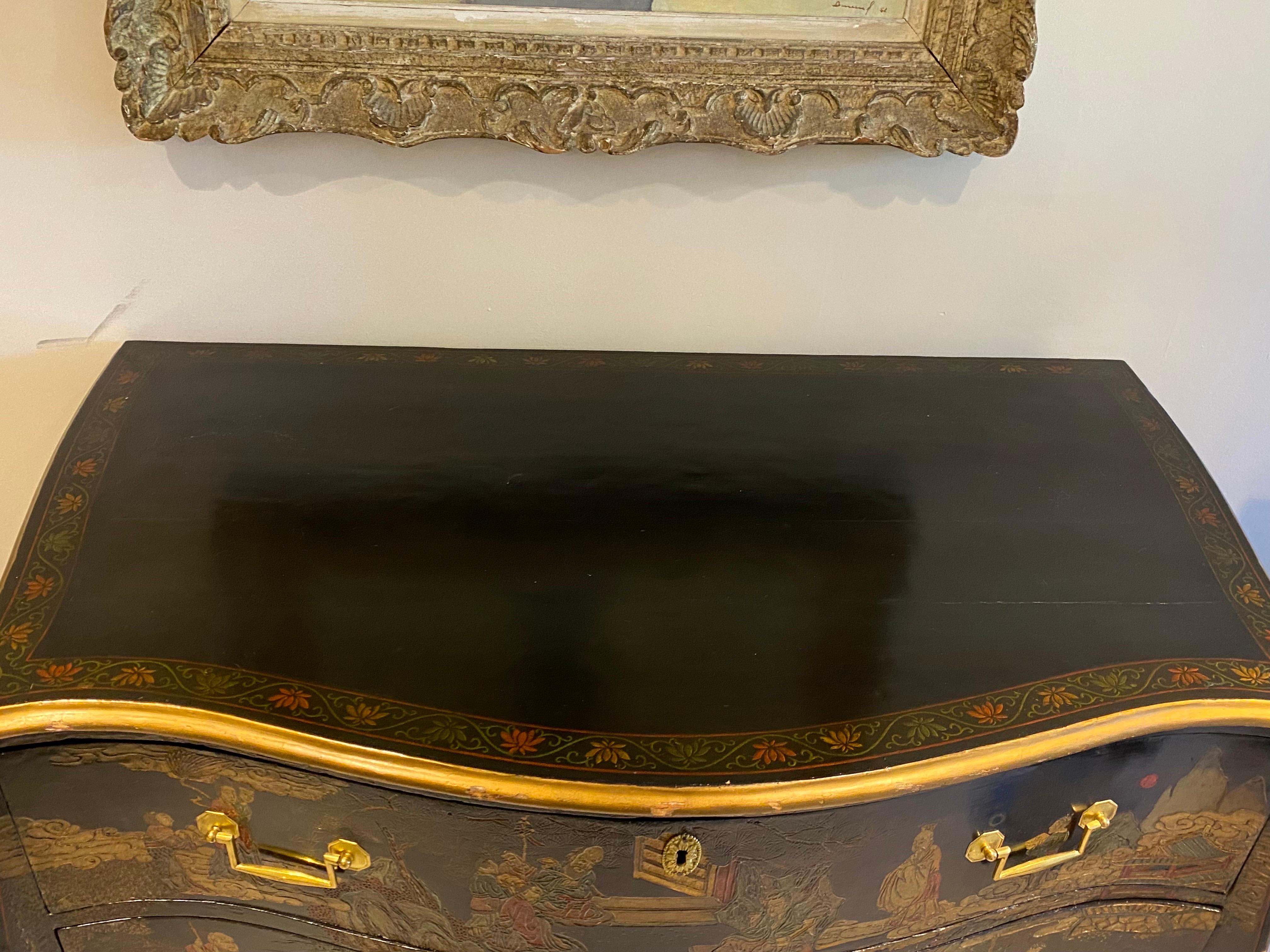 18th C. George III Coromandel Lacquer Commode, Sourced by Albert Hadley For Sale 12