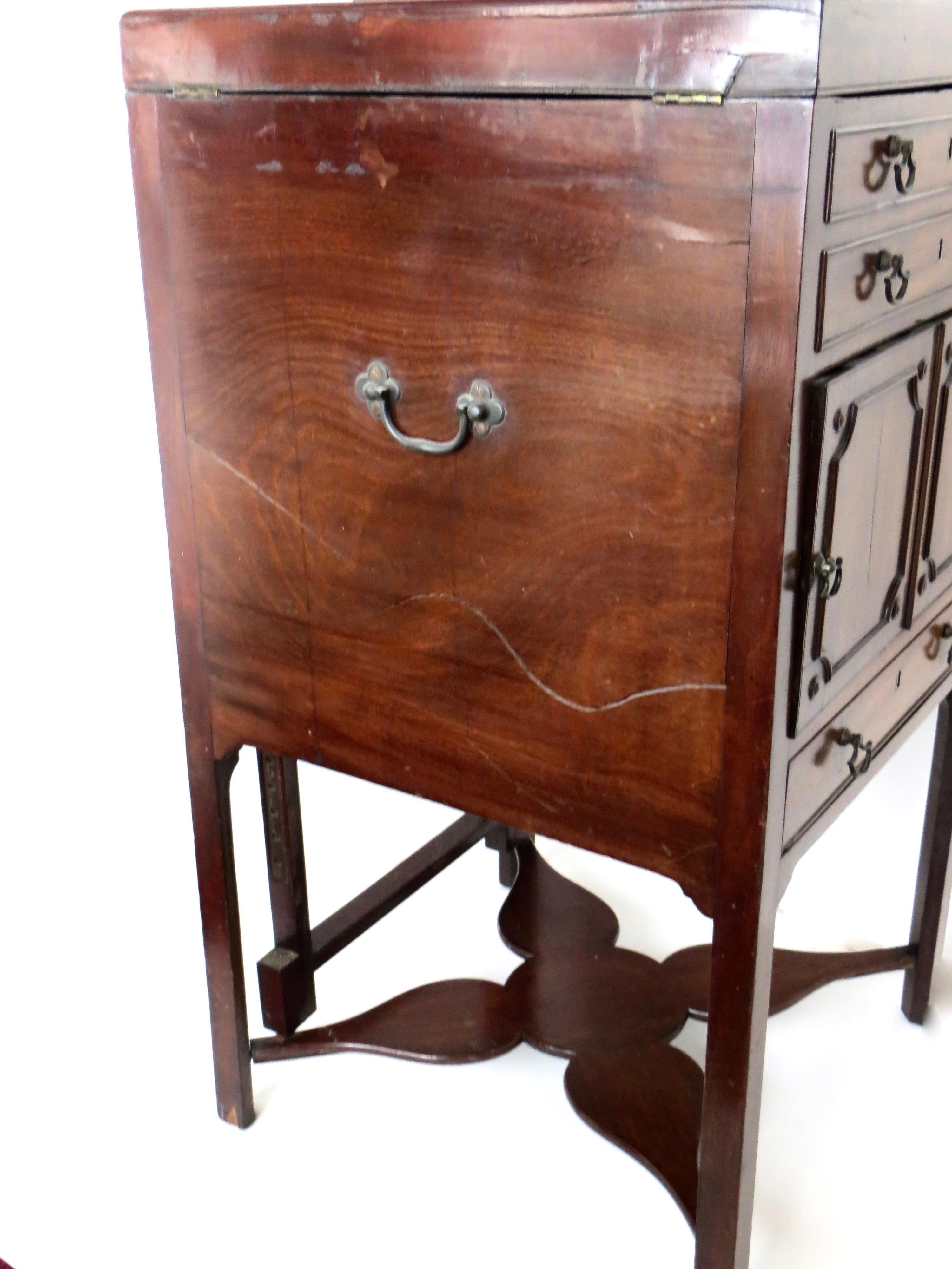 18thC.Georgian Washstand and Six Piece 