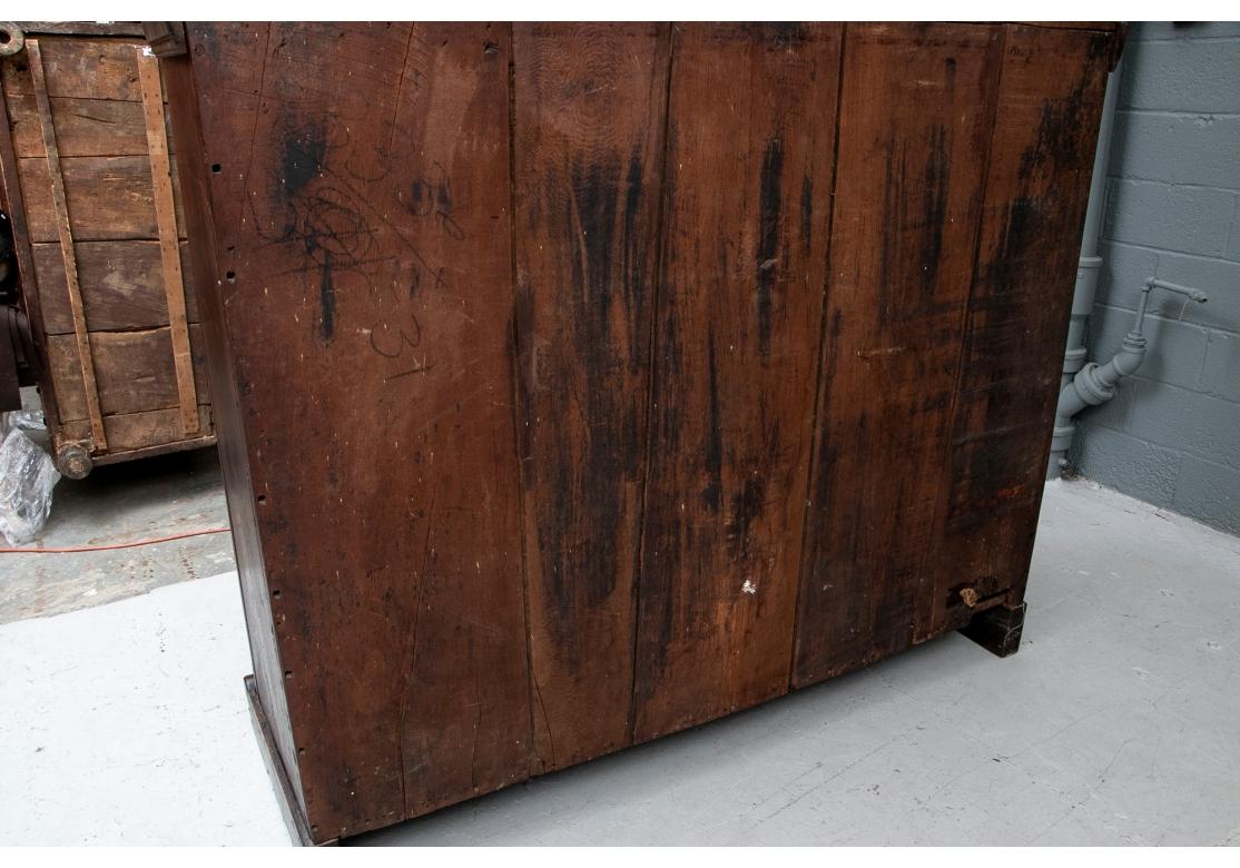 18th C. German Carved Oak Armoire For Sale 14