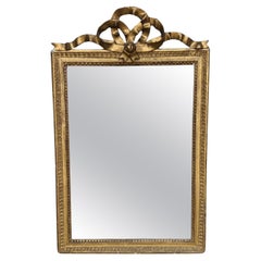 XVIIIe siècle Miroir de mariage doré