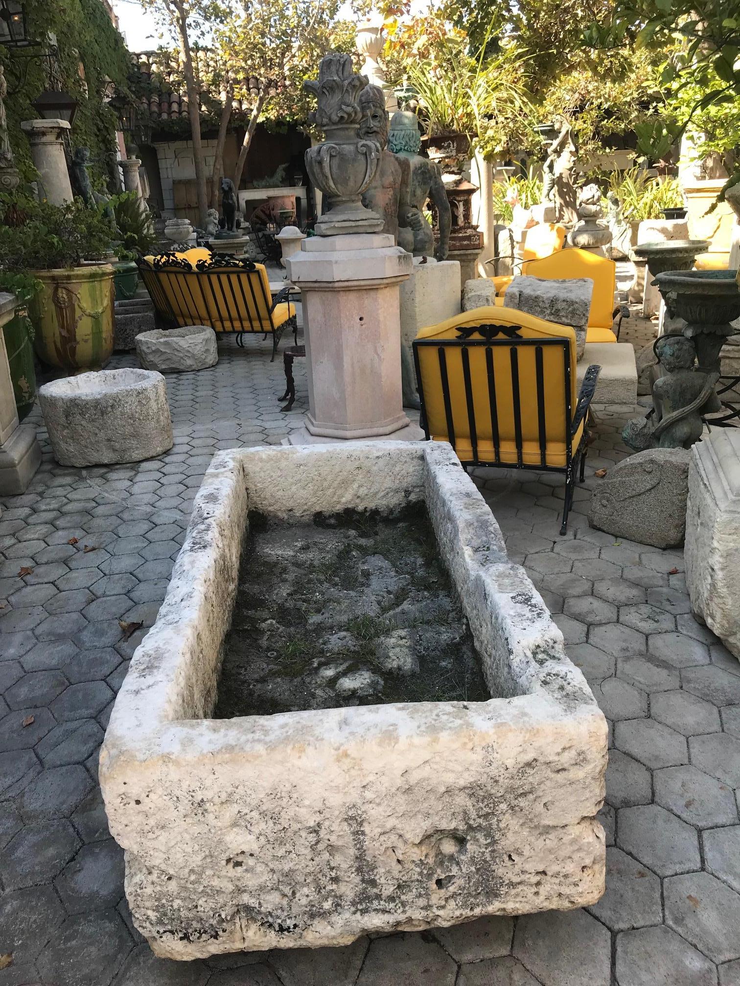 stone trough planters