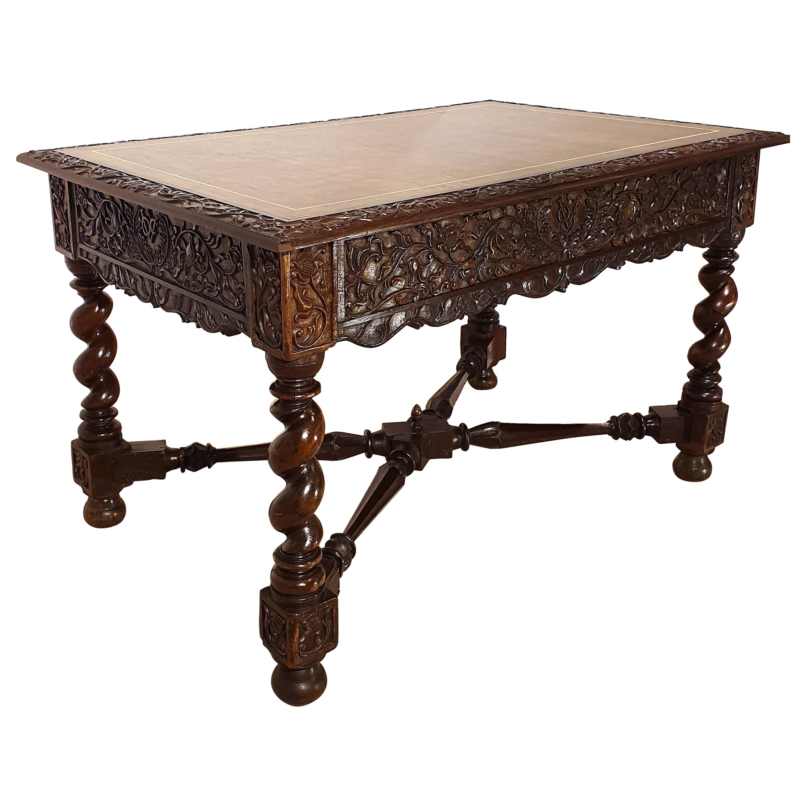 18th Century Indonesian Hand Carved Table