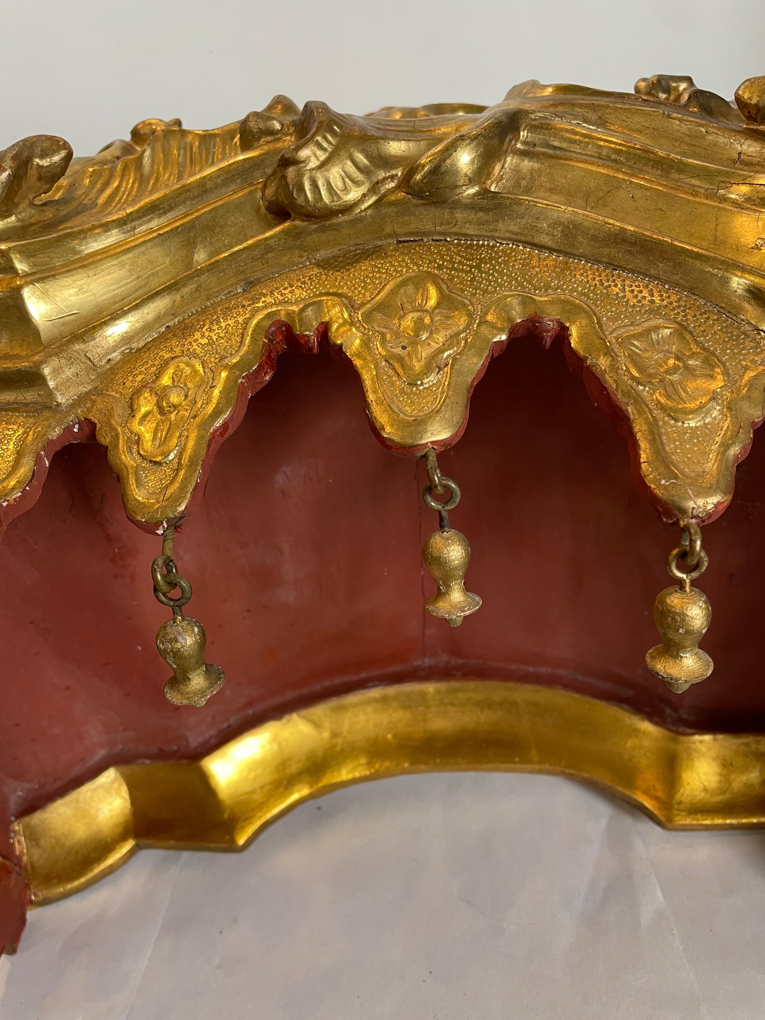 18th c. Italia Baldacchino In Fair Condition For Sale In Dallas, TX
