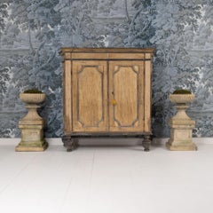 18th C. Italian Birch & Maple Wood Armoire Cabinet in the Baroque Style