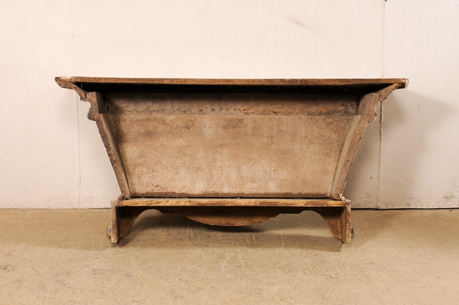 18th Century Italian Carved Altar, Now a Fabulous Wall-Mounted Console 4