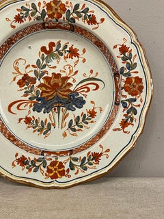 18th C Italian Faience Polychrome Plate