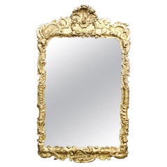 18th C Italian Gilt Frame Mirror