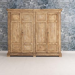 18th c. Italian Housekeeper's Cupboard in Original Paint