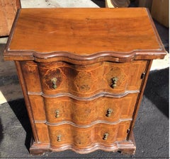 18th C Italian Inlaid Commode Chest or Side Table