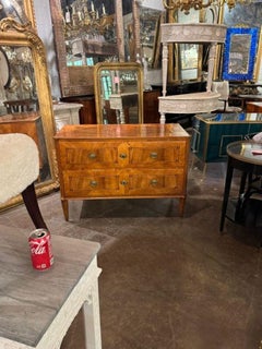 18th c. Italian Inlaid Walnut Commode