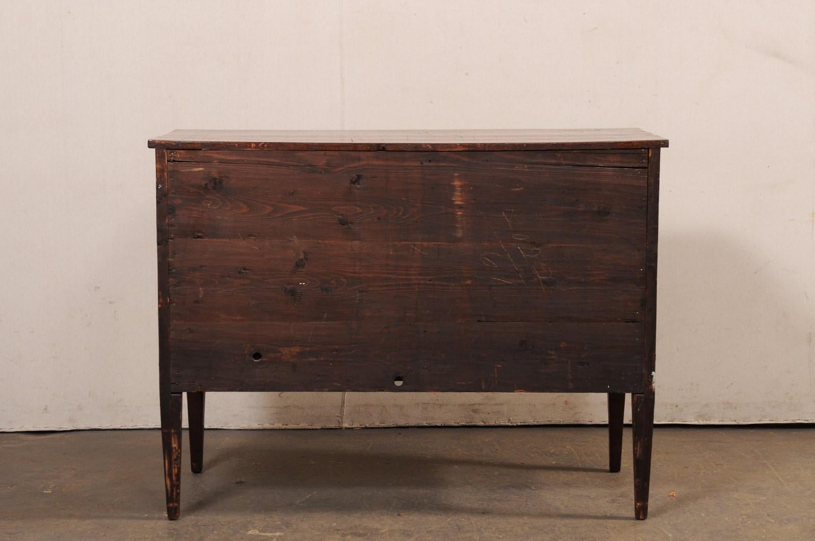 18th C. Italian Neoclassical 3-Drawer Chest w/Decorative Inlay Banding 4