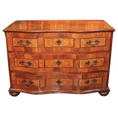 18th Century South German Oak and Walnut Commode