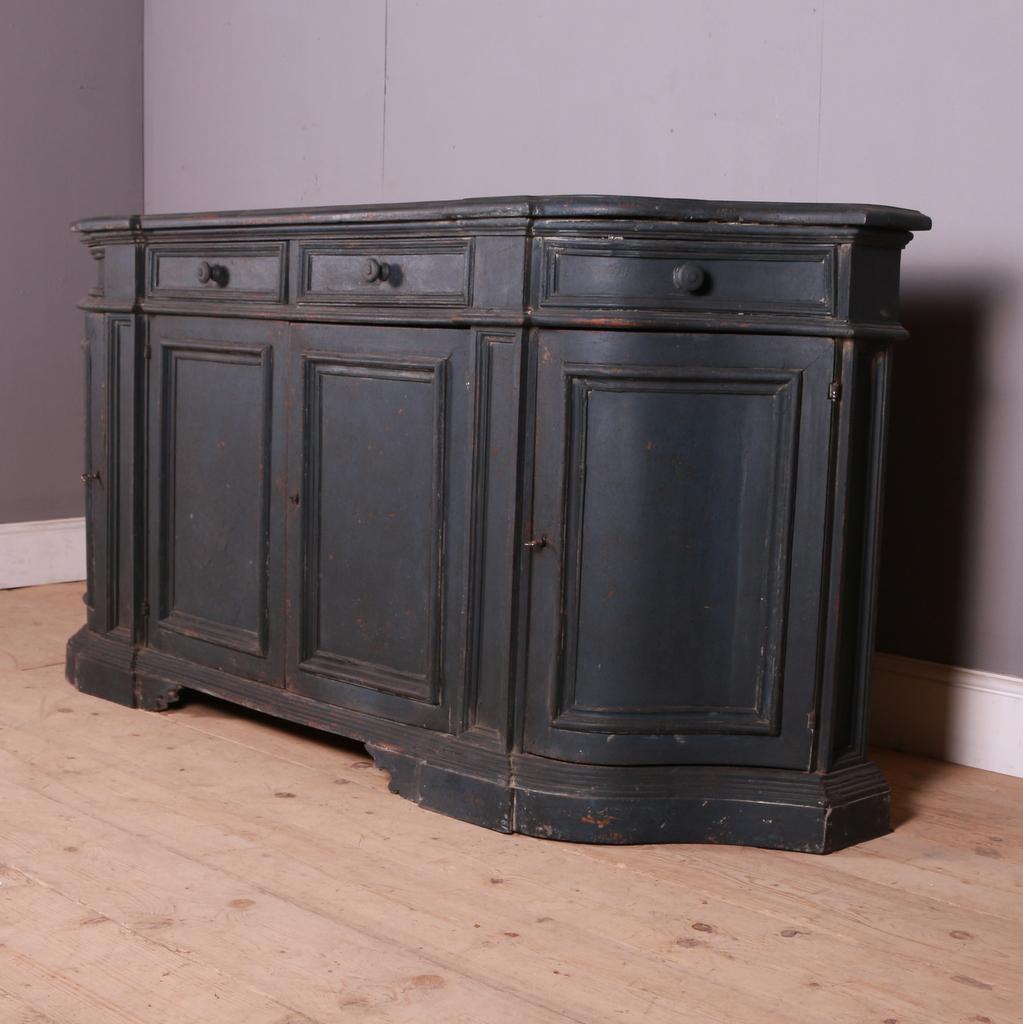 18th Century and Earlier 18th C Italian Painted Credenza