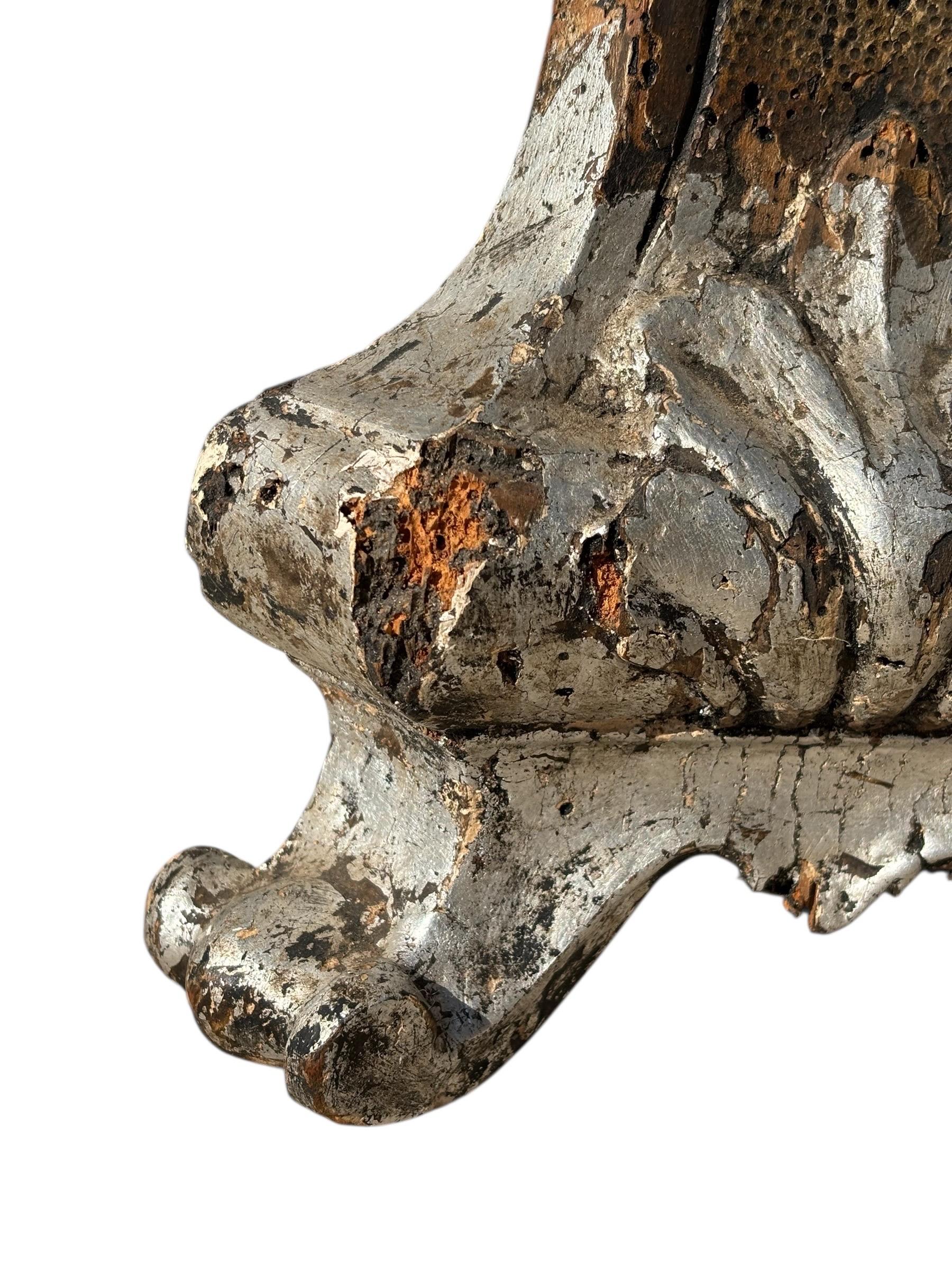 18th C Italian Pricket Candle Holders, a Pair In condizioni buone in vendita a Sarasota, FL