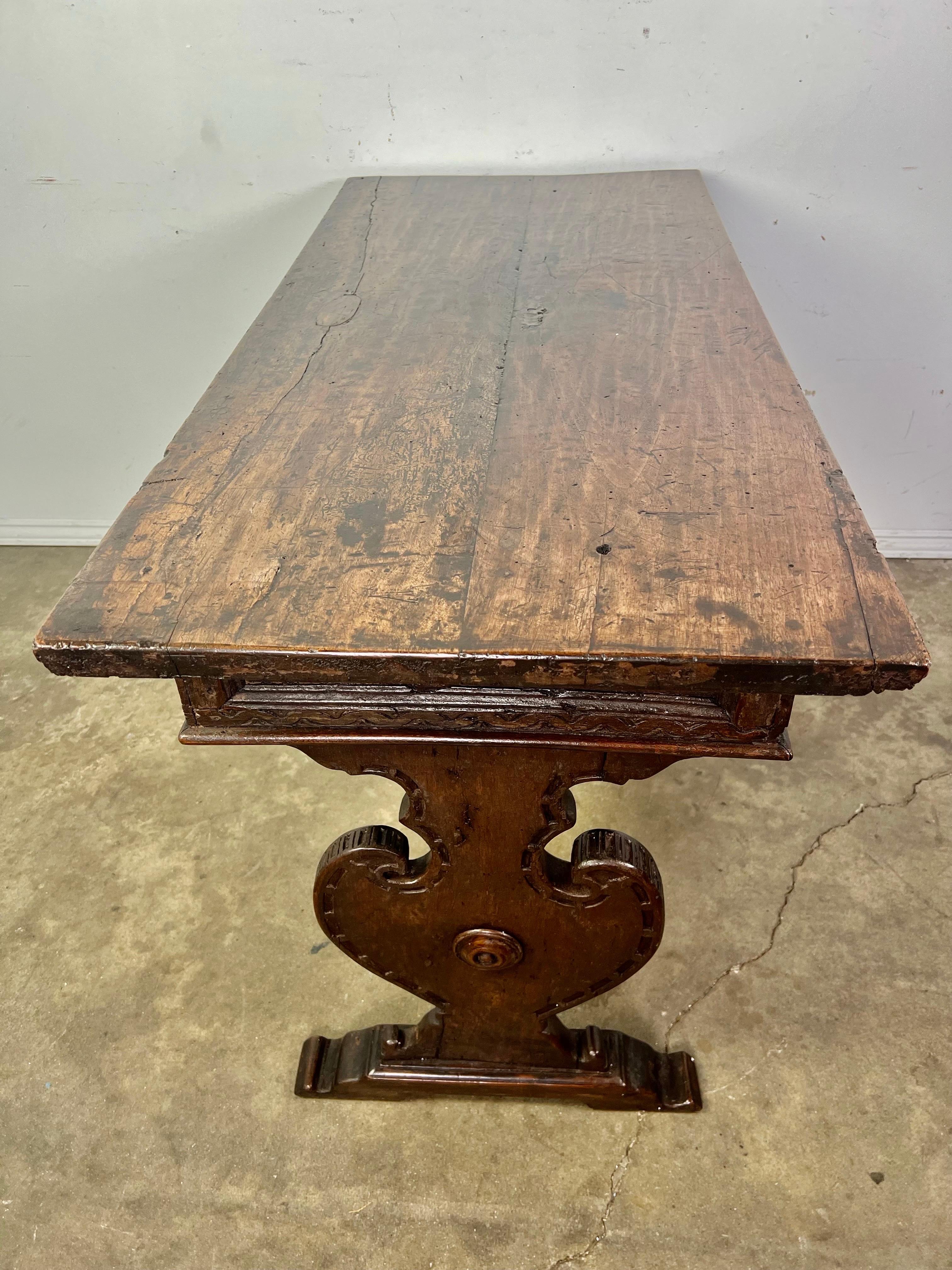 18th Century Italian Trestle Table For Sale 8