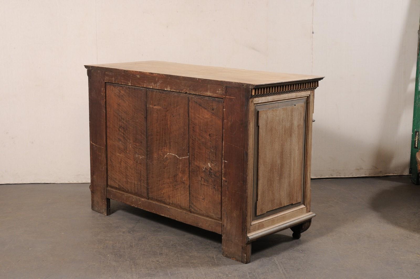 18th C. Italian Tuscan Beautifully Carved Wood Chest w/Amazing Feet 