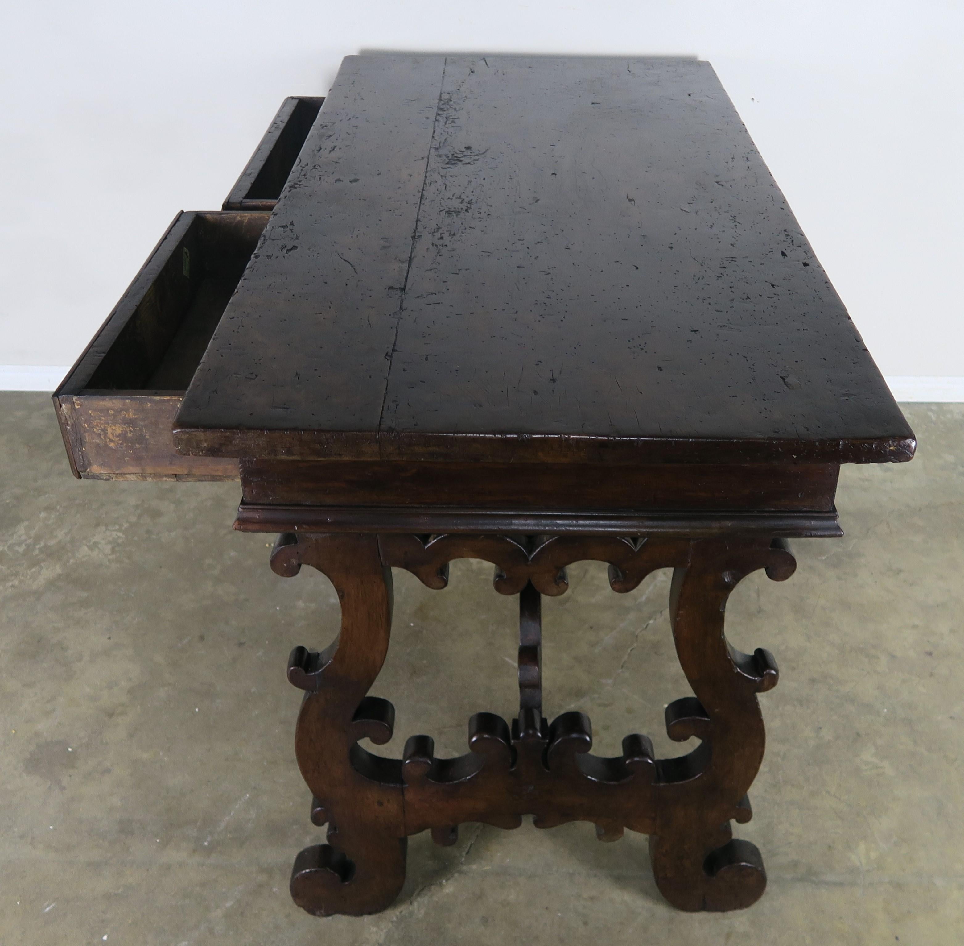 18th Century Italian Walnut Writing Table/ Desk 3