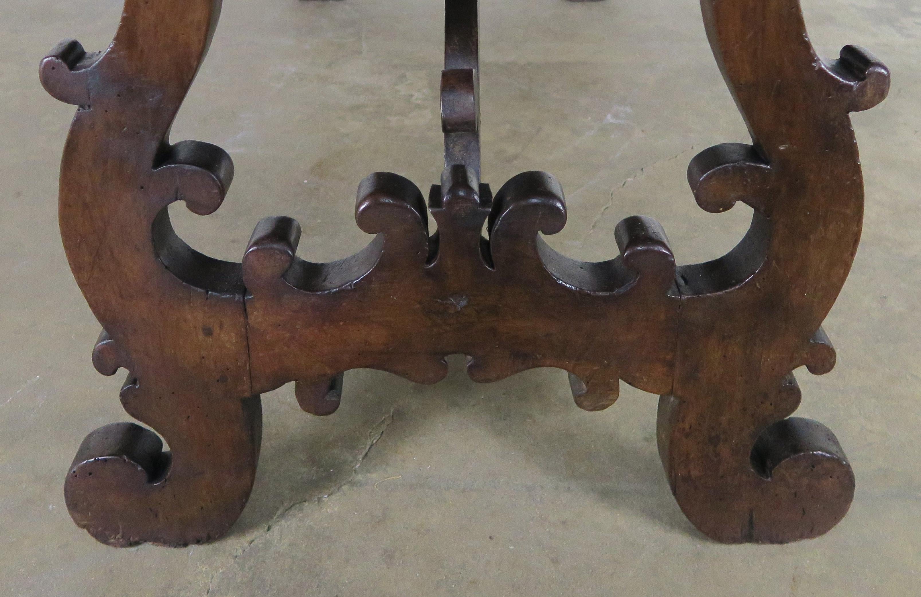 18th Century Italian Walnut Writing Table/ Desk 4