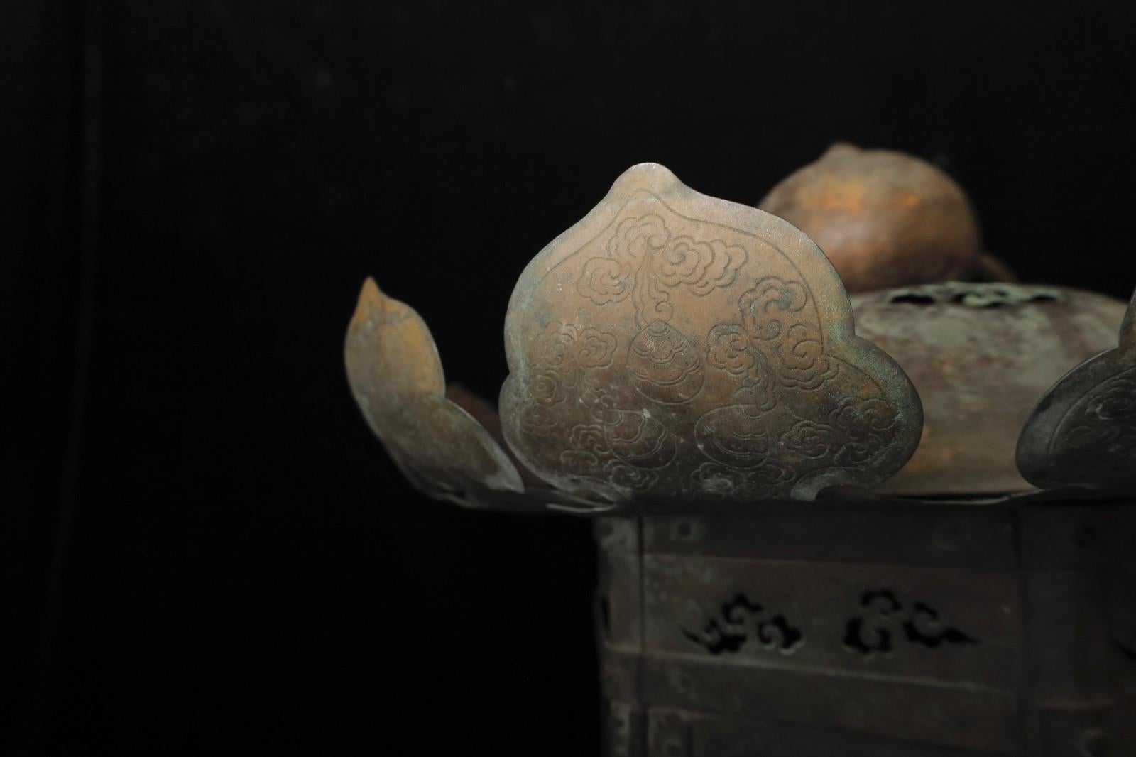 große buddhistische tempel-laterne aus dem 18. im Angebot 6