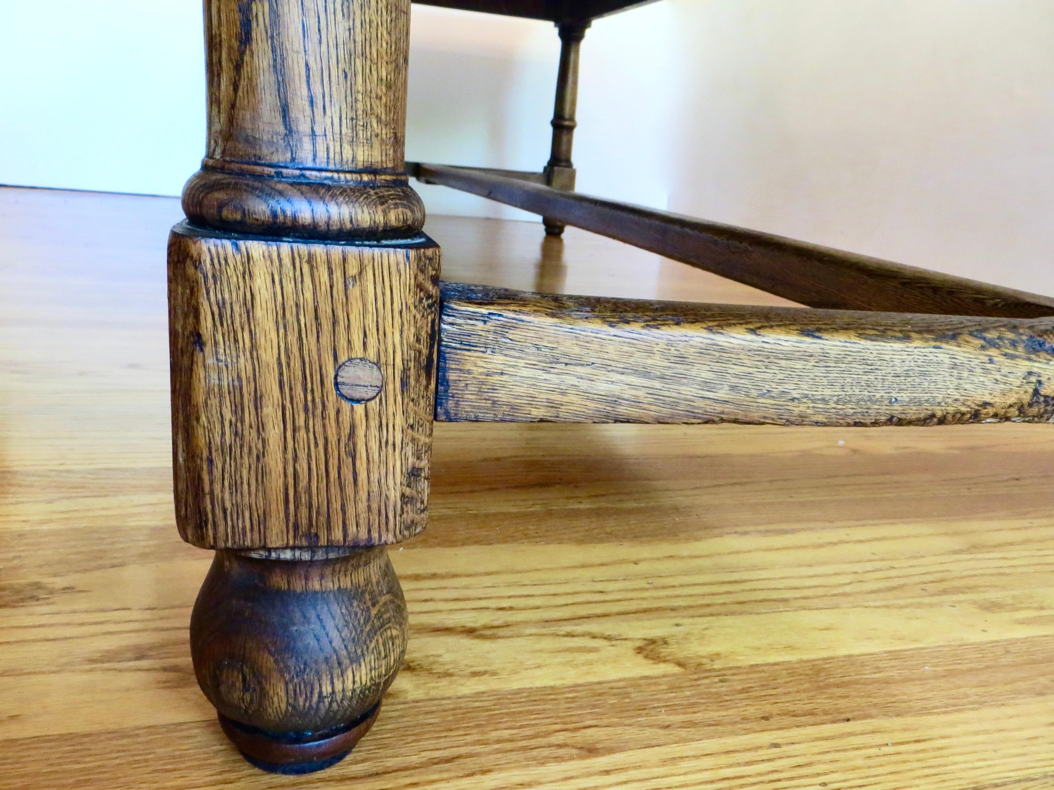 English 18th C. Large Provincial Plank Topped Dining Room Table. British Circa 1790 For Sale