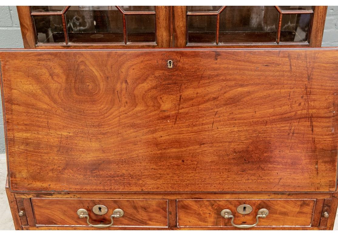 18th C. Late Georgian Mahogany Secretary Bookcase 6