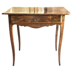 18th C. Louis XV Side Table, Walnut