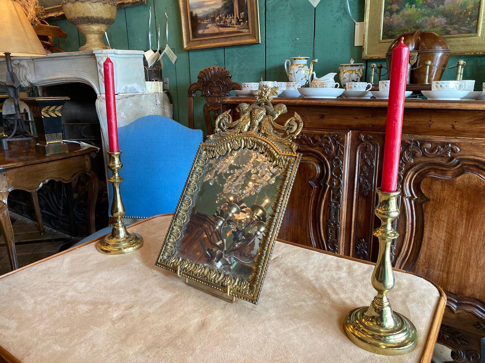 antique gilded mirror