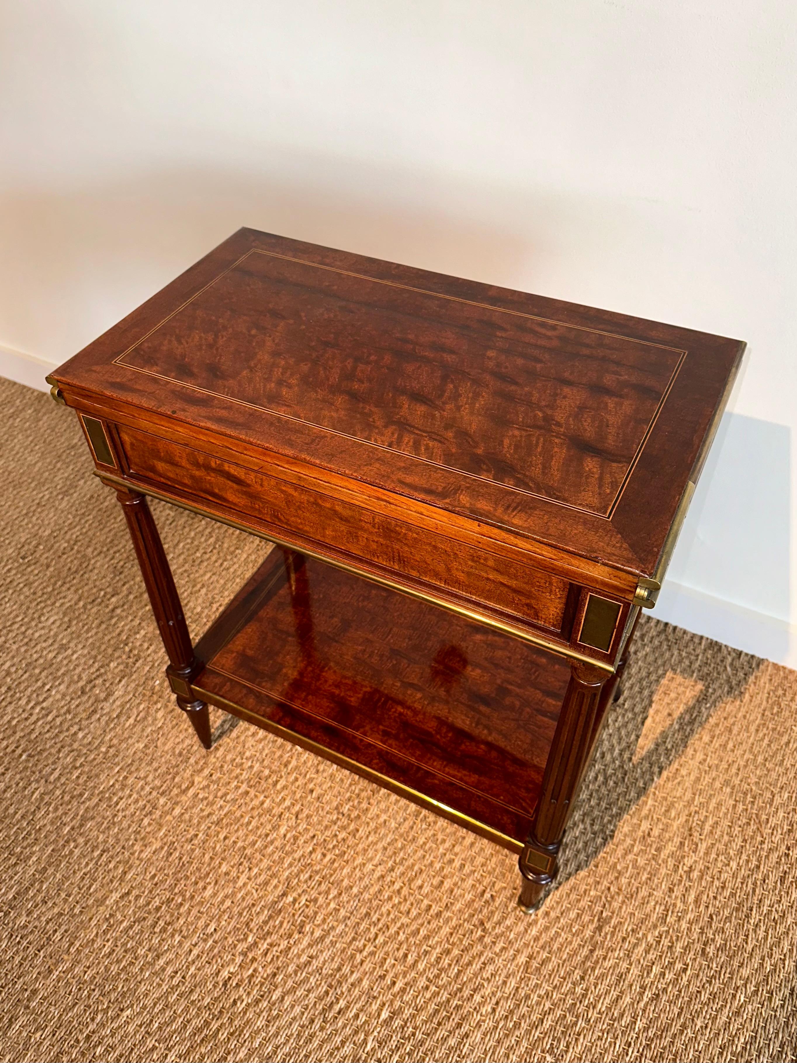 18th C. Louis XVI Marble Writing Table For Sale 4