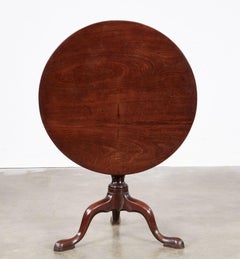 18th c. Mahogany Tea Table
