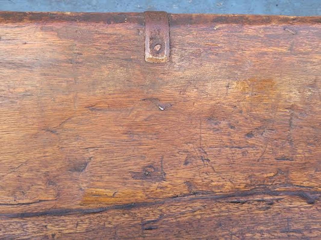 Hand-Carved 18th C Monumental Farm Trough For Sale