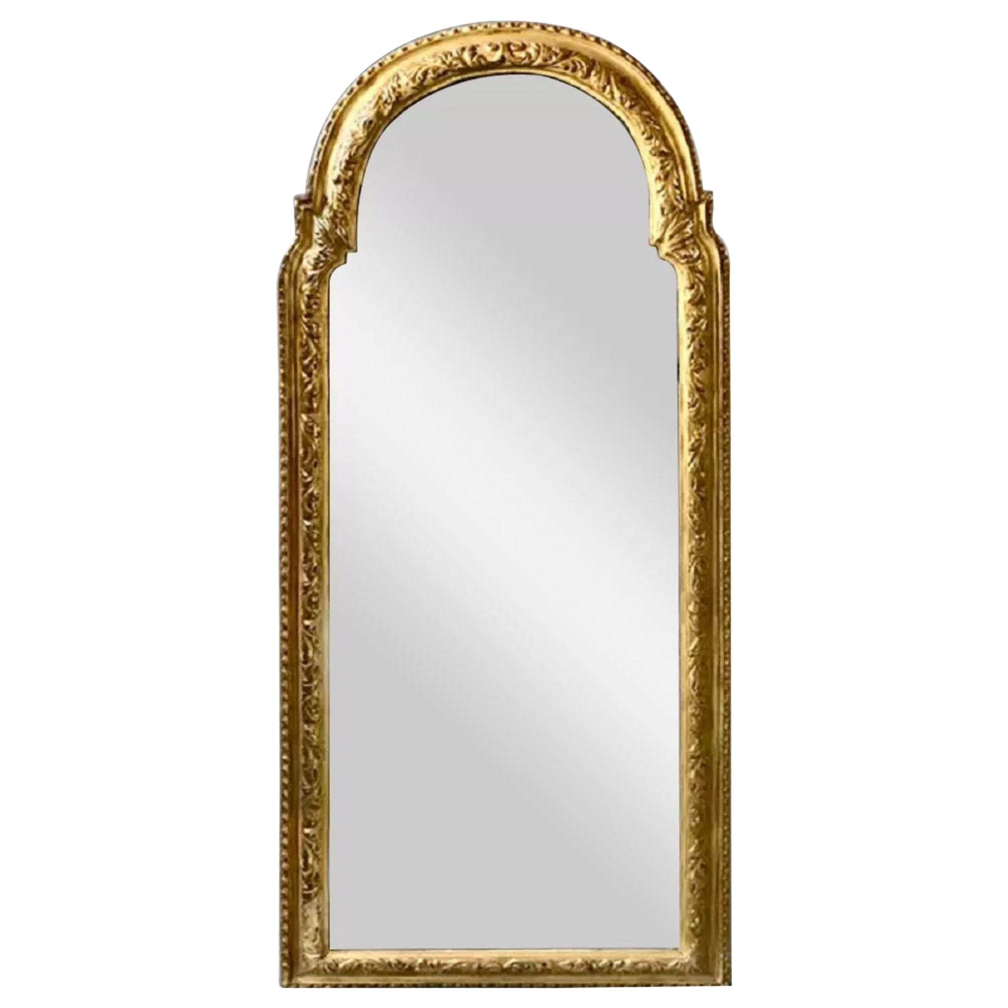 18th C Neoclassical English Mirror with Original Split Plate Glass For Sale