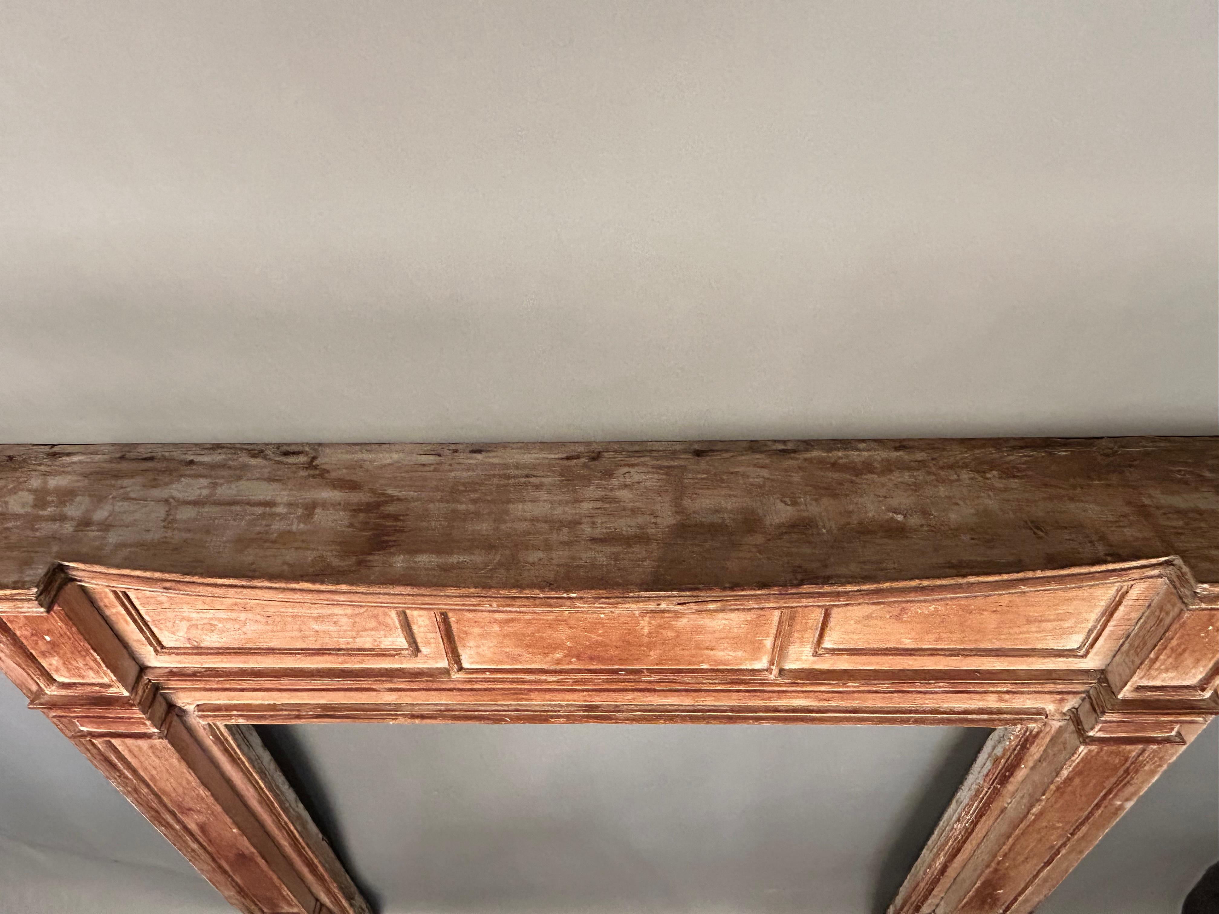 18th c New England Fireplace Mantel For Sale 4