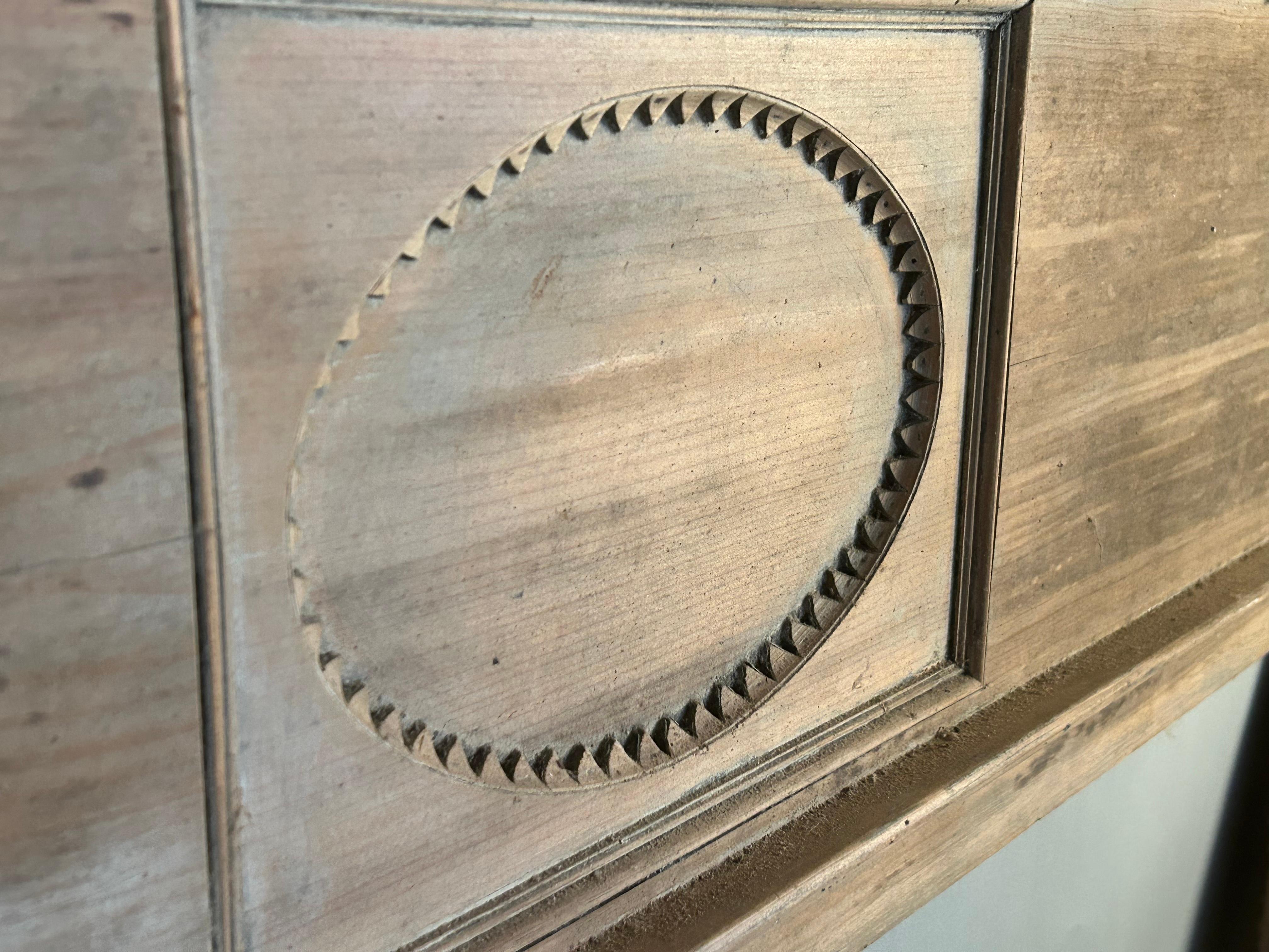 American 18th c New England Fireplace Mantel For Sale