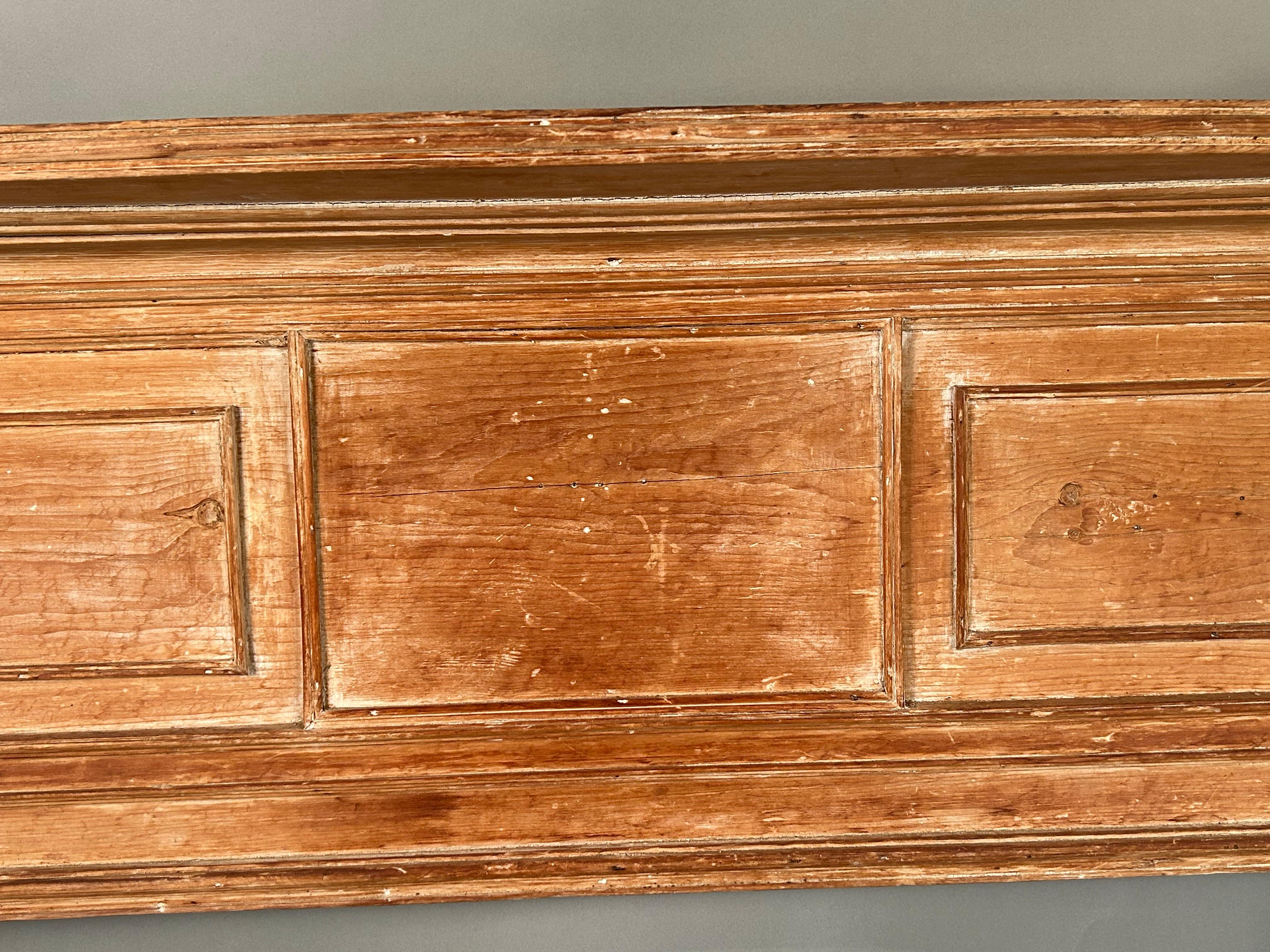 American 18th c New England Fireplace Mantel For Sale
