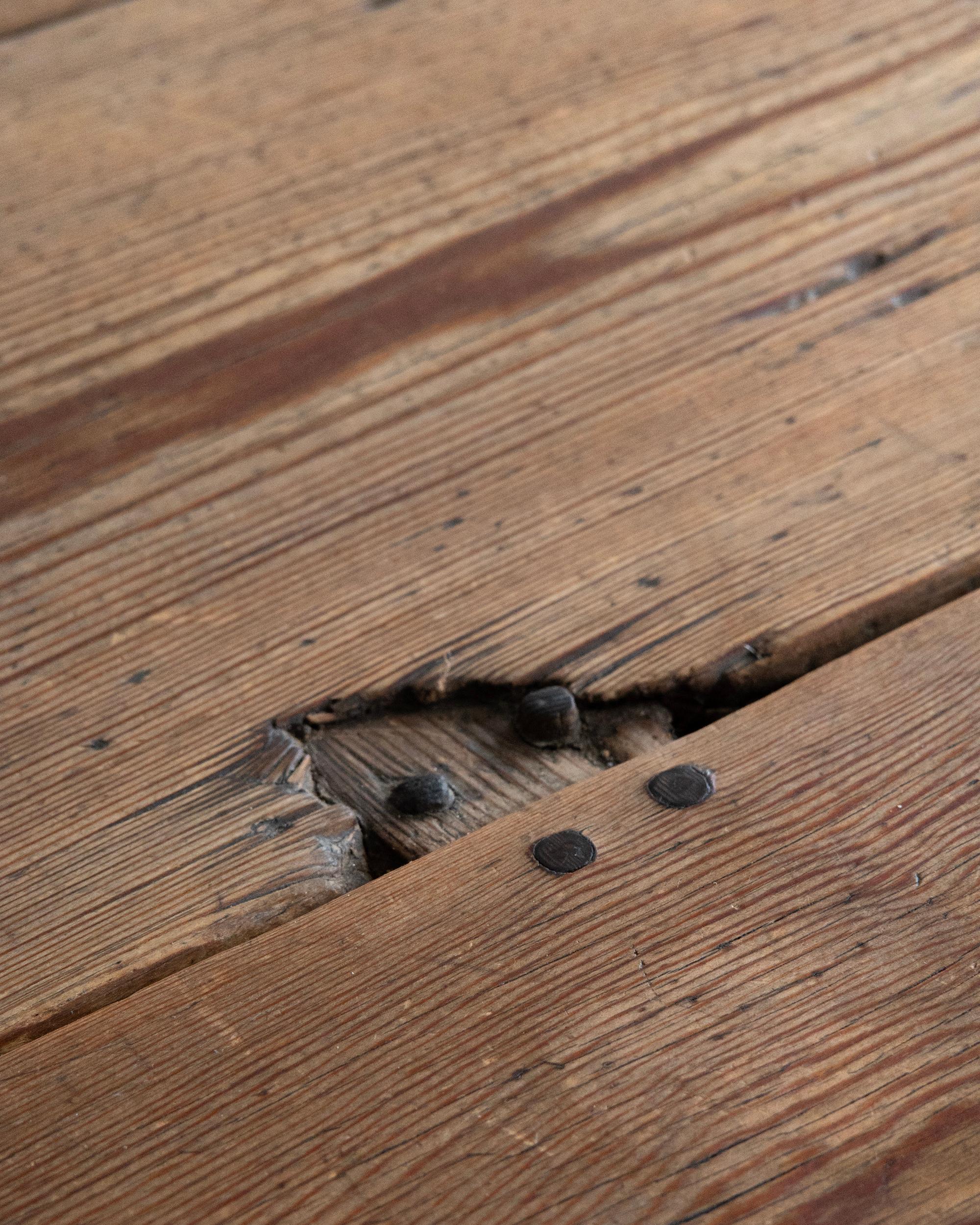 Pine 18th c, Norwegian Trestle Table For Sale