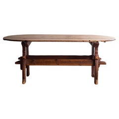 Antique 18th c, Norwegian Trestle Table