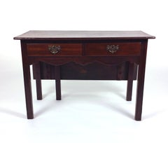 18th Century Oak Cottage Drop-Leaf Dining or Side Table
