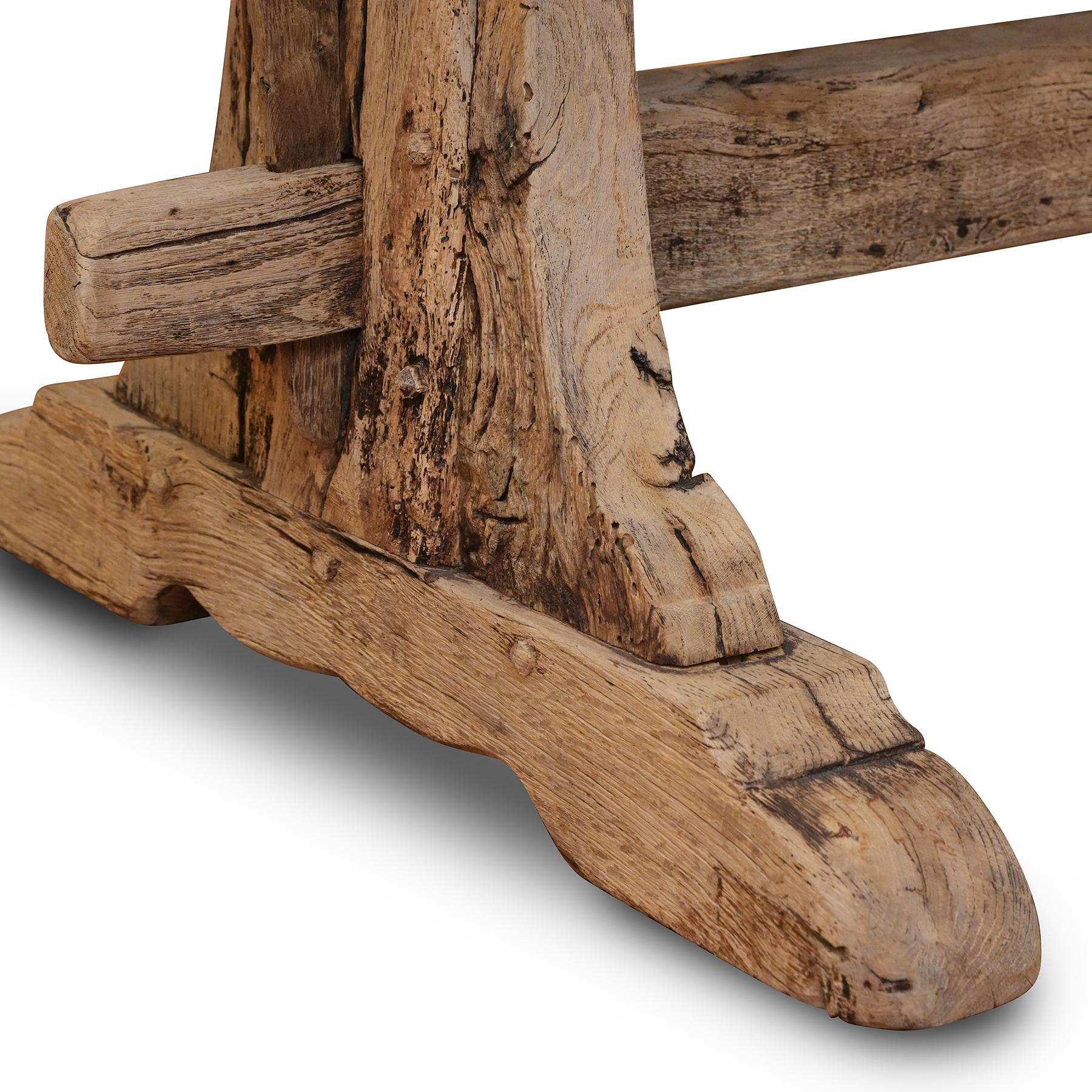 XVIIIe siècle Table à tréteaux Bunny Williams Collection Bon état - En vente à New York, NY
